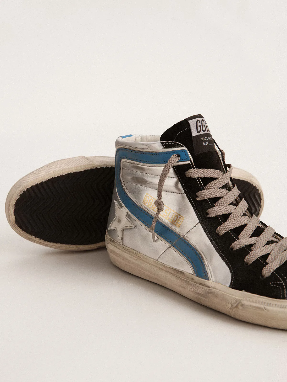 Golden Goose Slide “White Silver” — photo 2 of 4