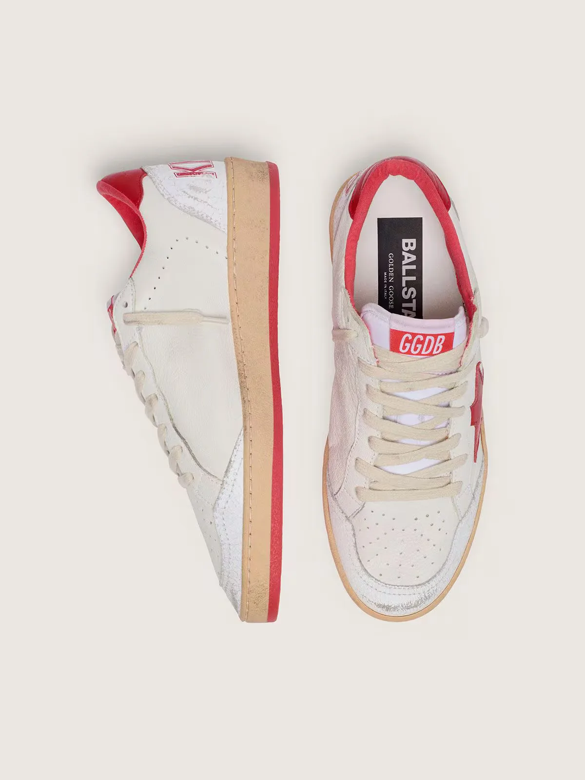 Golden Goose Ball Star “White Red” — photo 1 of 4