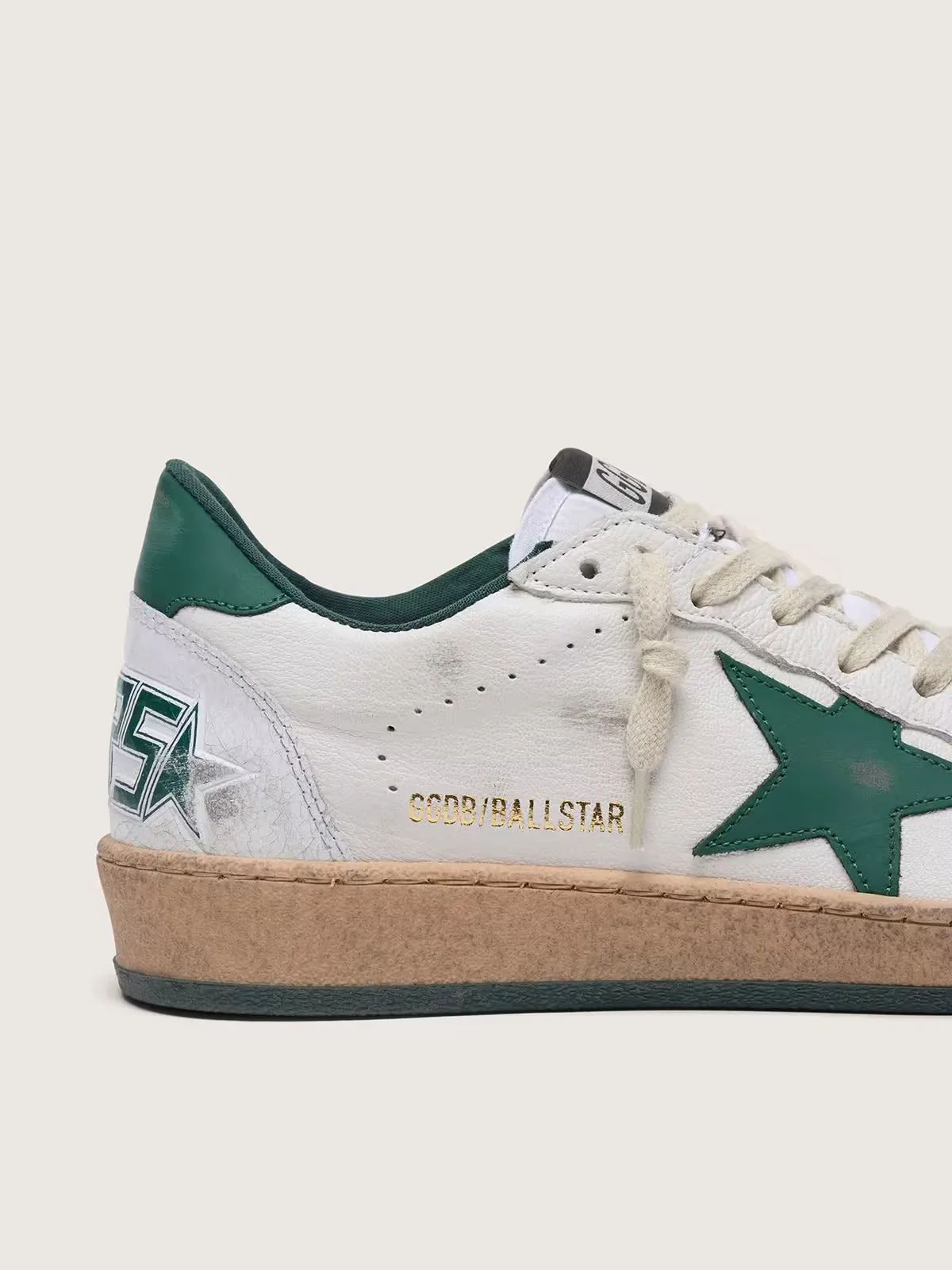 Golden Goose Ball Star “White Green” — photo 3 of 4