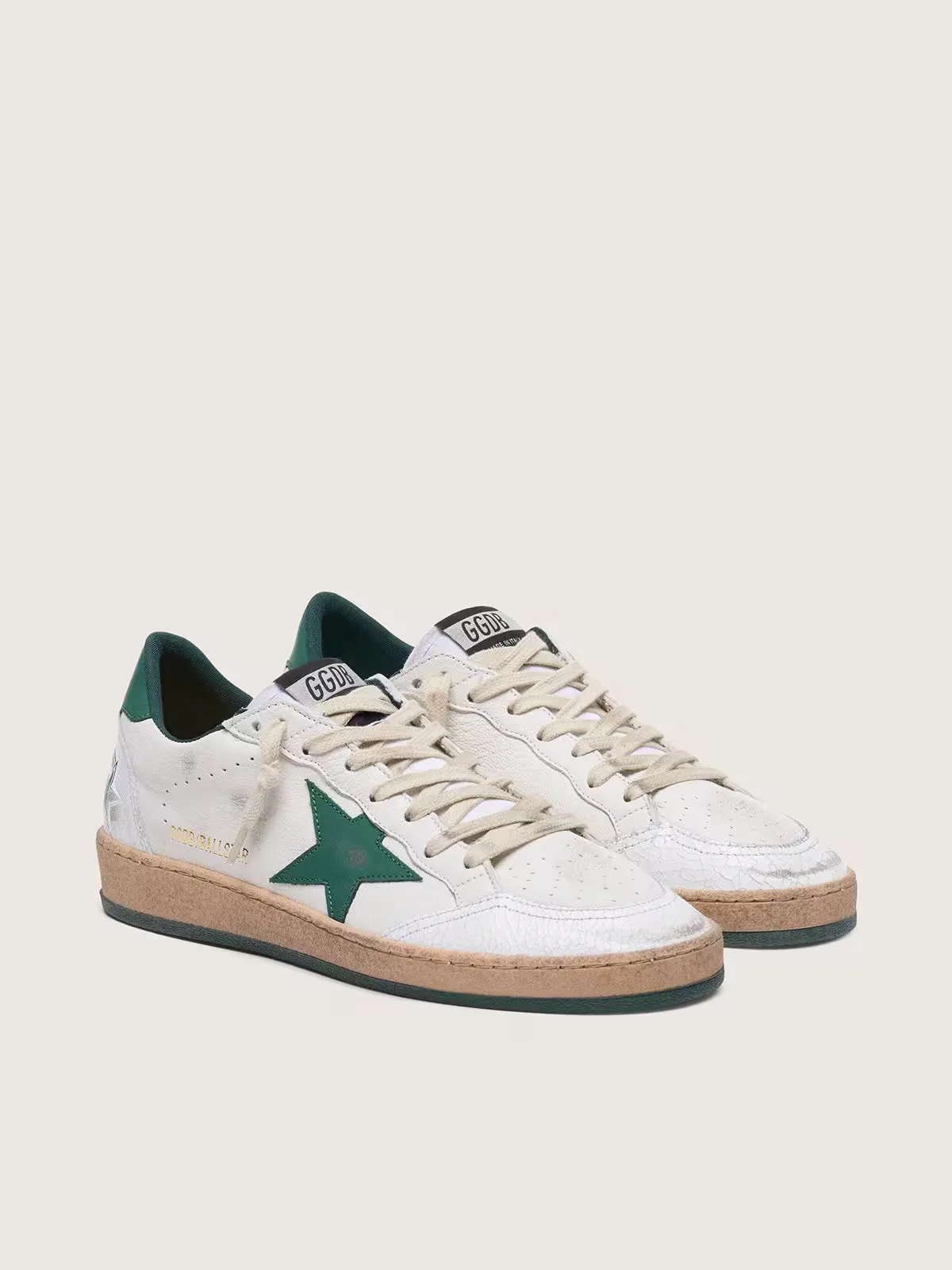 Golden Goose Ball Star “White Green” — photo 4 of 4