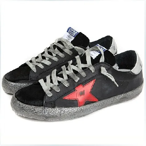 Golden Goose Godlen Goose Superstar- Black Red 手工鞋 高级定制 情侣款 3 “Black Red” — photo 1 of 6