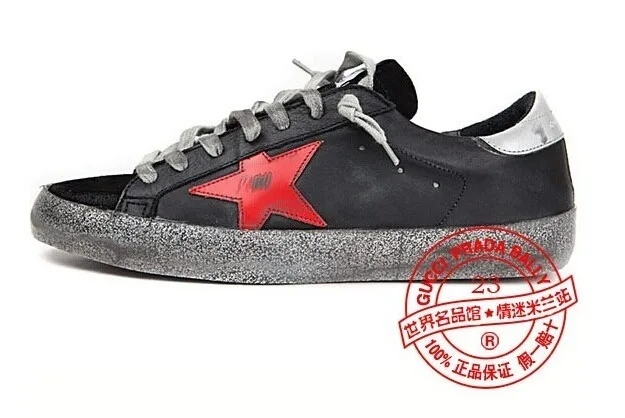 Golden Goose Godlen Goose Superstar- Black Red 手工鞋 高级定制 情侣款 3 “Black Red” — photo 5 of 6
