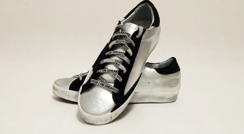 Golden Goose Godlen Goose Superstar-silver Black手工鞋 高级定制 情侣款 “Black Silver” — photo 6 of 9