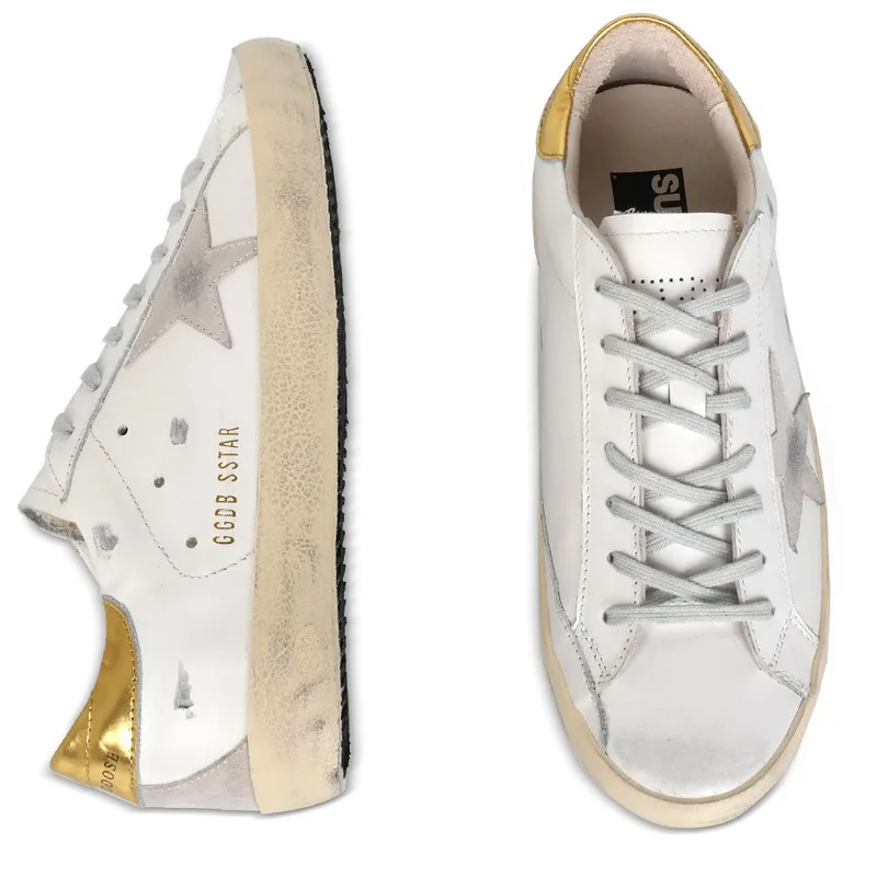 Golden Goose Golden Goose Whitegold 韩国热卖 纯手工高级定制 情侣款休闲鞋 34-46 “White Gold” — photo 6 of 9
