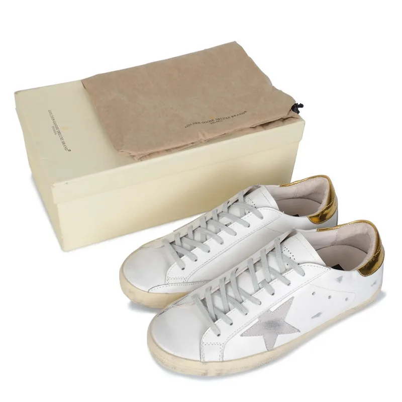 Golden Goose Golden Goose Whitegold 韩国热卖 纯手工高级定制 情侣款休闲鞋 34-46 “White Gold” — photo 8 of 9