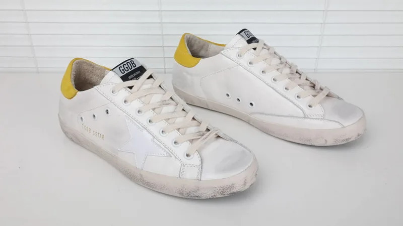 Golden Goose Golden Goose 2014 -whiteyellow 韩国热卖 纯手工高级定制 情侣款休 “White Gold” — photo 3 of 12