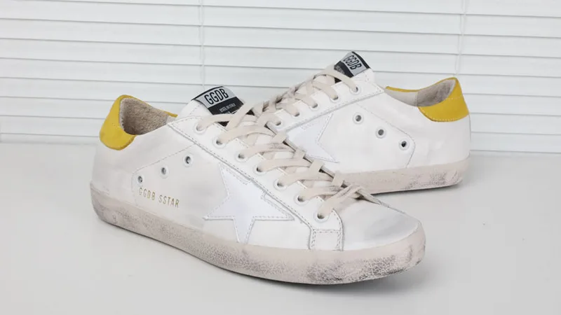 Golden Goose Golden Goose 2014 -whiteyellow 韩国热卖 纯手工高级定制 情侣款休 “White Gold” — photo 5 of 12