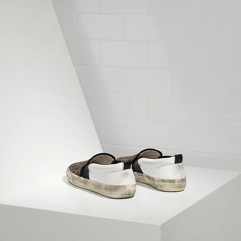 Golden Goose Leather Seastar Sneakers “White Leopard” — photo 2 of 4
