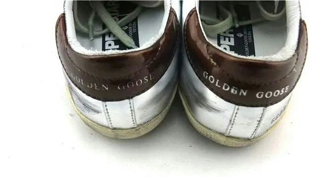 Golden Goose Godlen Goose Superstar-silver Brown 手工鞋 高级定制 情侣款 “Silver Brown” — photo 2 of 5