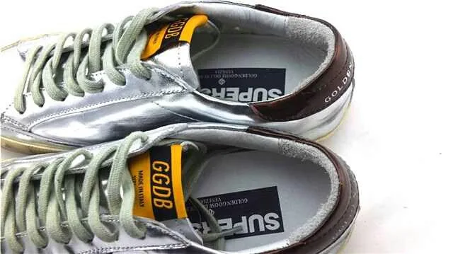 Golden Goose Godlen Goose Superstar-silver Brown 手工鞋 高级定制 情侣款 “Silver Brown” — photo 4 of 5