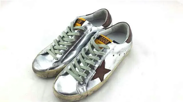 Golden Goose Godlen Goose Superstar-silver Brown 手工鞋 高级定制 情侣款 “Silver Brown” — photo 5 of 5