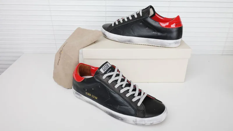 Golden Goose Golden Goose Super Star Black Red 韩国热卖爆款 明星最爱穿 纯 “Black Gold” — photo 6 of 7