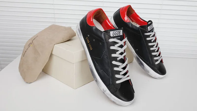 Golden Goose Golden Goose Super Star Black Red 韩国热卖爆款 明星最爱穿 纯 “Black Gold” — photo 7 of 7
