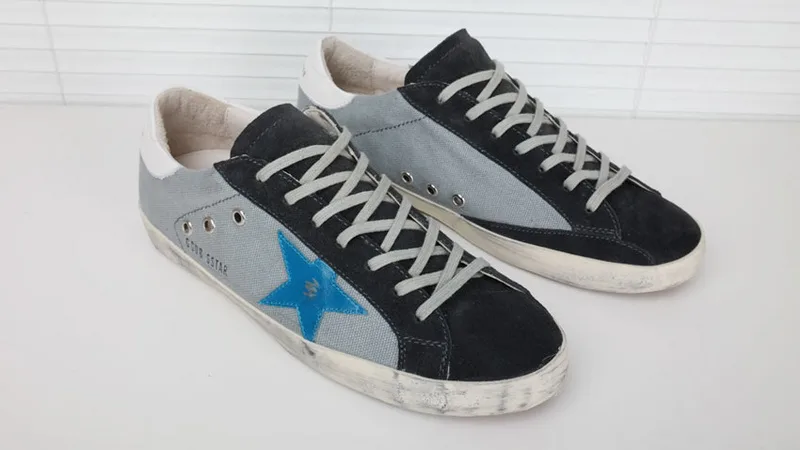 Golden Goose Goleden Goose Super Star-greyblue 韩国热卖 纯手工高级定制 情 “Grey Blue” — photo 1 of 9