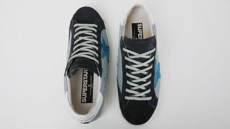 Golden Goose Goleden Goose Super Star-greyblue 韩国热卖 纯手工高级定制 情 “Grey Blue” — photo 2 of 9