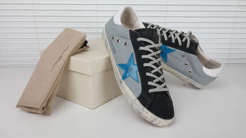 Golden Goose Goleden Goose Super Star-greyblue 韩国热卖 纯手工高级定制 情 “Grey Blue” — photo 6 of 9