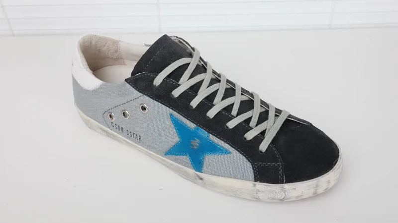 Golden Goose Goleden Goose Super Star-greyblue 韩国热卖 纯手工高级定制 情 “Grey Blue” — photo 8 of 9
