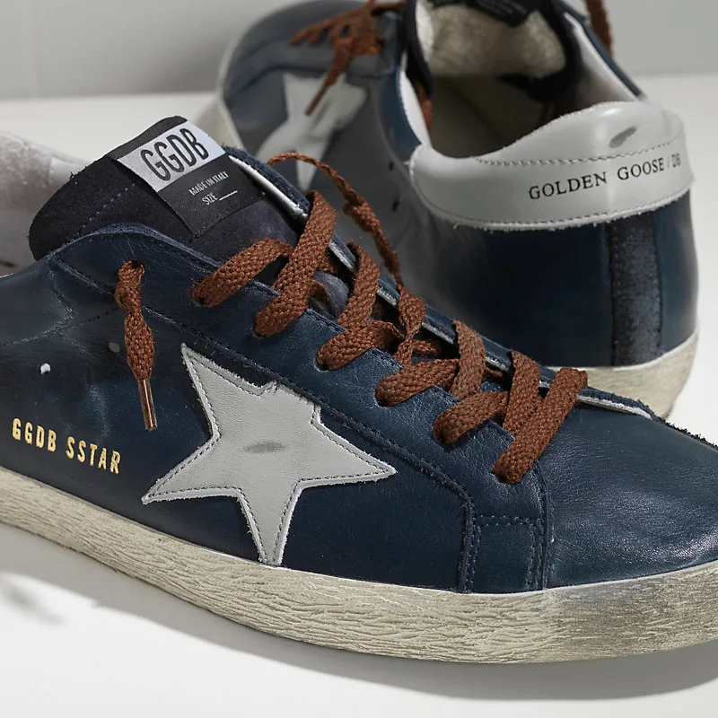 Golden Goose Sneakers Super Star “Blue Brown” — photo 1 of 4
