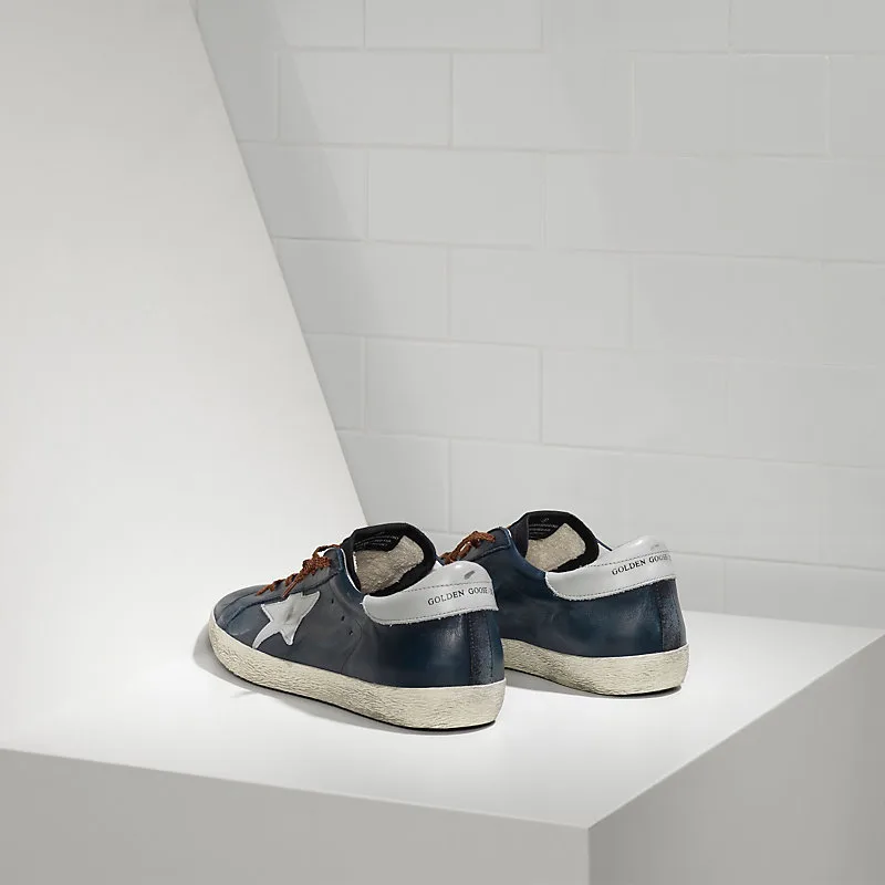Golden Goose Sneakers Super Star “Blue Brown” — photo 2 of 4