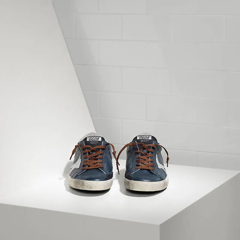 Golden Goose Sneakers Super Star “Blue Brown” — photo 3 of 4