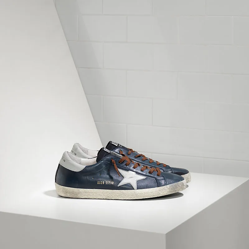 Golden Goose Sneakers Super Star “Blue Brown” — photo 4 of 4
