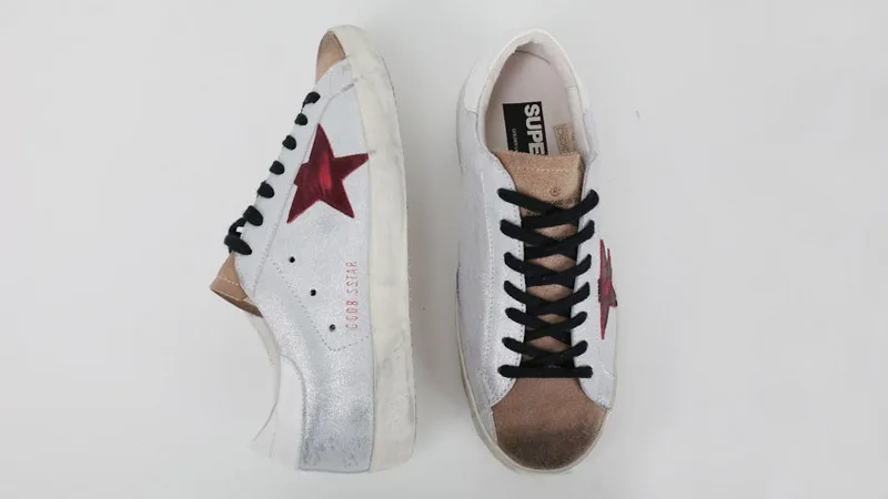 Golden Goose Golden Goose Silverpurple 韩国热卖 纯手工高级定制 情侣款休闲鞋 34 “Silver Gold” — photo 6 of 12