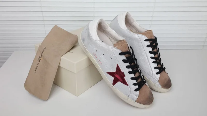 Golden Goose Golden Goose Silverpurple 韩国热卖 纯手工高级定制 情侣款休闲鞋 34 “Silver Gold” — photo 8 of 12
