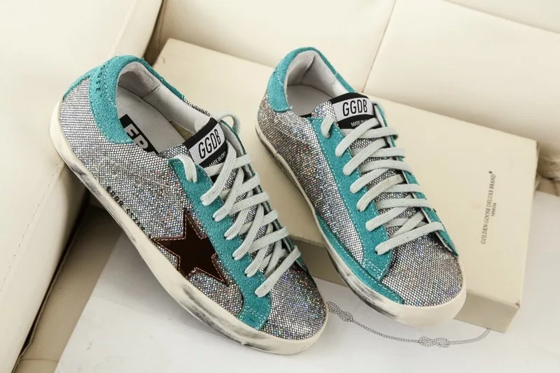 Golden Goose Godlen Goose Superstar-blue Bling Bling手工鞋 高级定制 “Blue” — photo 2 of 10