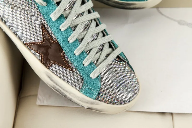 Golden Goose Godlen Goose Superstar-blue Bling Bling手工鞋 高级定制 “Blue” — photo 10 of 10