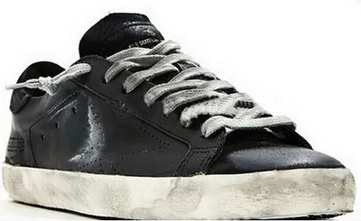 Golden Goose Golden Goose Superstar Ggdb 意大利名品舒适纯色真皮星星同款低帮男女潮 “Black Gold” — photo 4 of 5