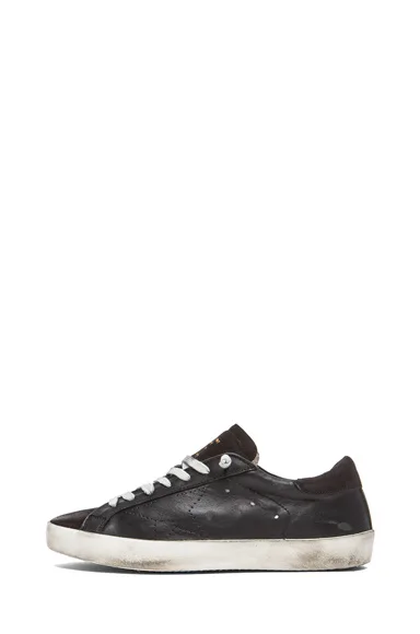 Golden Goose Golden Goose Superstar Ggdb 意大利名品舒适纯色真皮星星同款低帮男女潮 “Black Gold” — photo 5 of 5