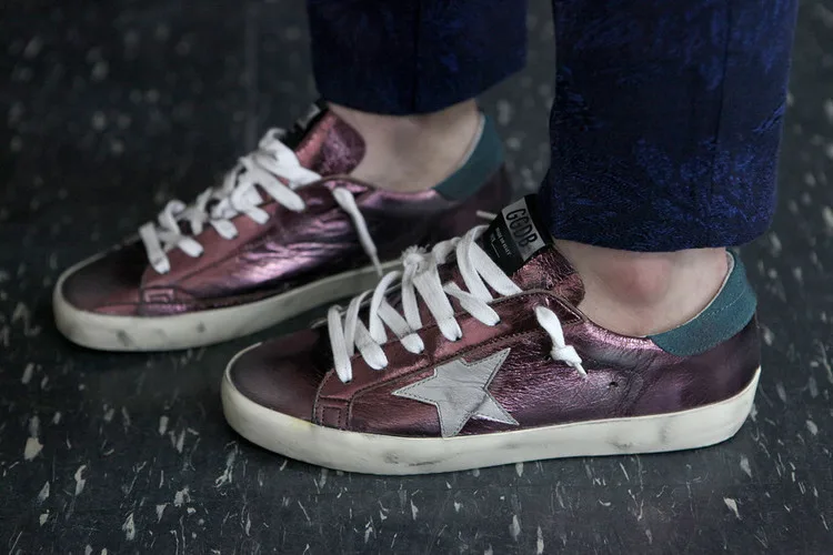 Golden Goose Golden Goose Superstar Ggdb 意大利名品新款男女休闲低帮板鞋 Purp “Gold Blue” — photo 2 of 10