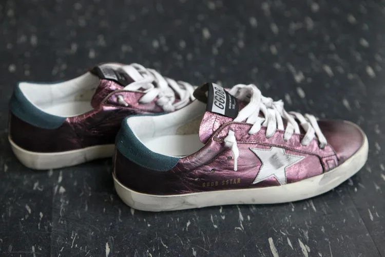 Golden Goose Golden Goose Superstar Ggdb 意大利名品新款男女休闲低帮板鞋 Purp “Gold Blue” — photo 4 of 10