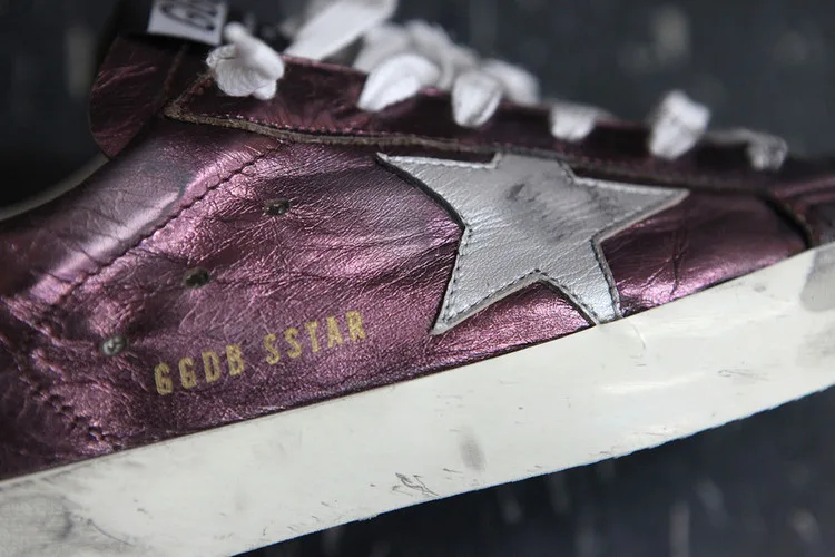 Golden Goose Golden Goose Superstar Ggdb 意大利名品新款男女休闲低帮板鞋 Purp “Gold Blue” — photo 6 of 10