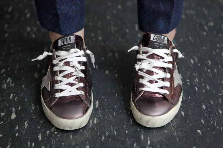 Golden Goose Golden Goose Superstar Ggdb 意大利名品新款男女休闲低帮板鞋 Purp “Gold Blue” — photo 7 of 10