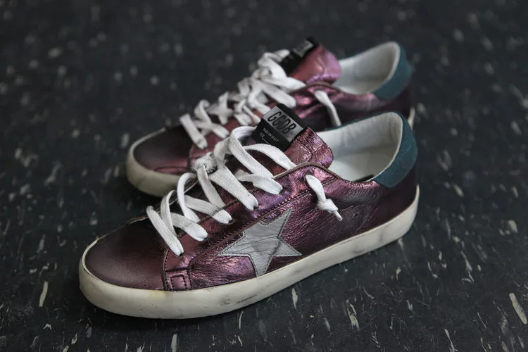 Golden Goose Golden Goose Superstar Ggdb 意大利名品新款男女休闲低帮板鞋 Purp “Gold Blue” — photo 8 of 10