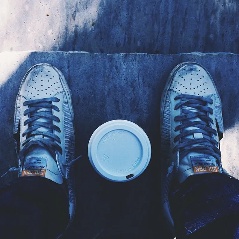 Golden Goose Golden Goose Grey Cord 韩国热卖爆款 明星最爱穿 纯手工 高级定制 情侣款 “Grey Gold” — photo 1 of 10