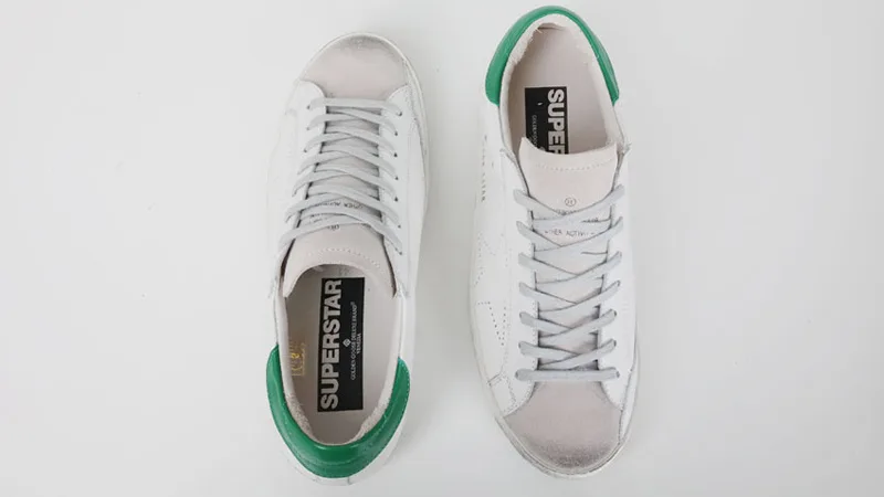 Golden Goose Golden Goose White Green 韩国热卖爆款 明星最爱穿 纯手工 高级定制 情 “White Gold” — photo 6 of 8