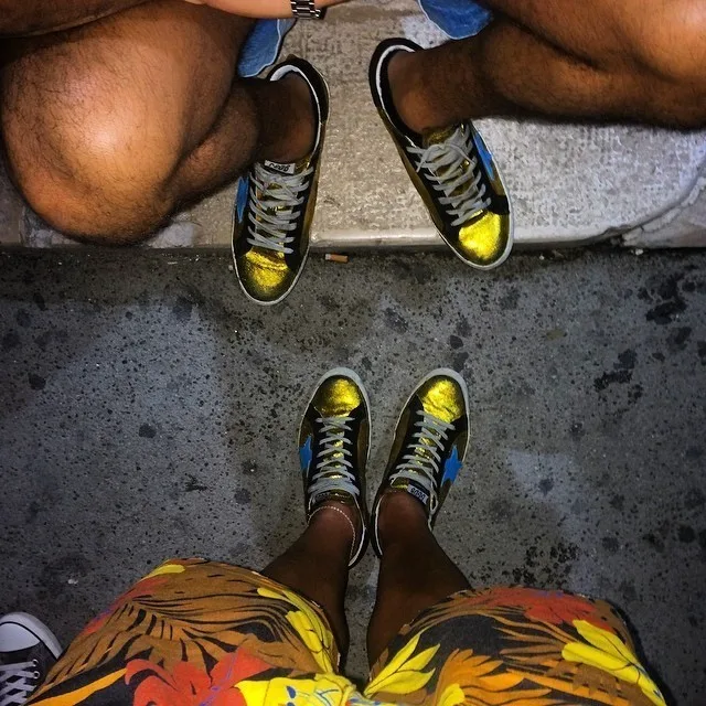 Golden Goose Golden Goose Golden Surf 韩国热卖 纯手工高级定制 情侣款休闲鞋 34- “Gold” — photo 3 of 9