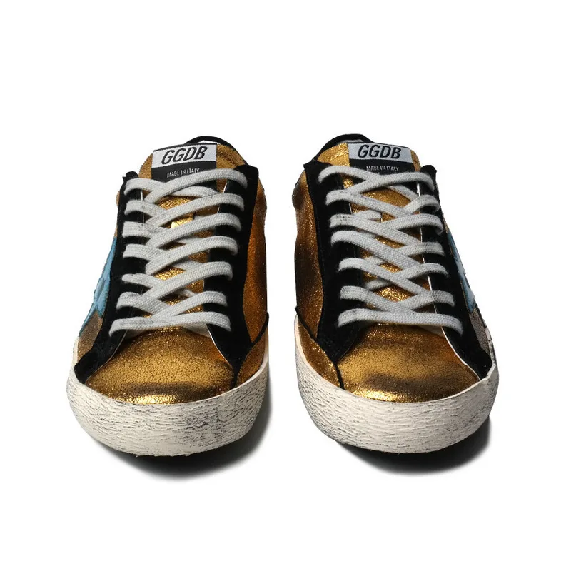 Golden Goose Golden Goose Golden Surf 韩国热卖 纯手工高级定制 情侣款休闲鞋 34- “Gold” — photo 5 of 9