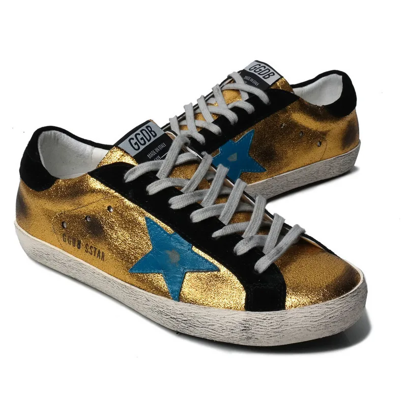 Golden Goose Golden Goose Golden Surf 韩国热卖 纯手工高级定制 情侣款休闲鞋 34- “Gold” — photo 7 of 9