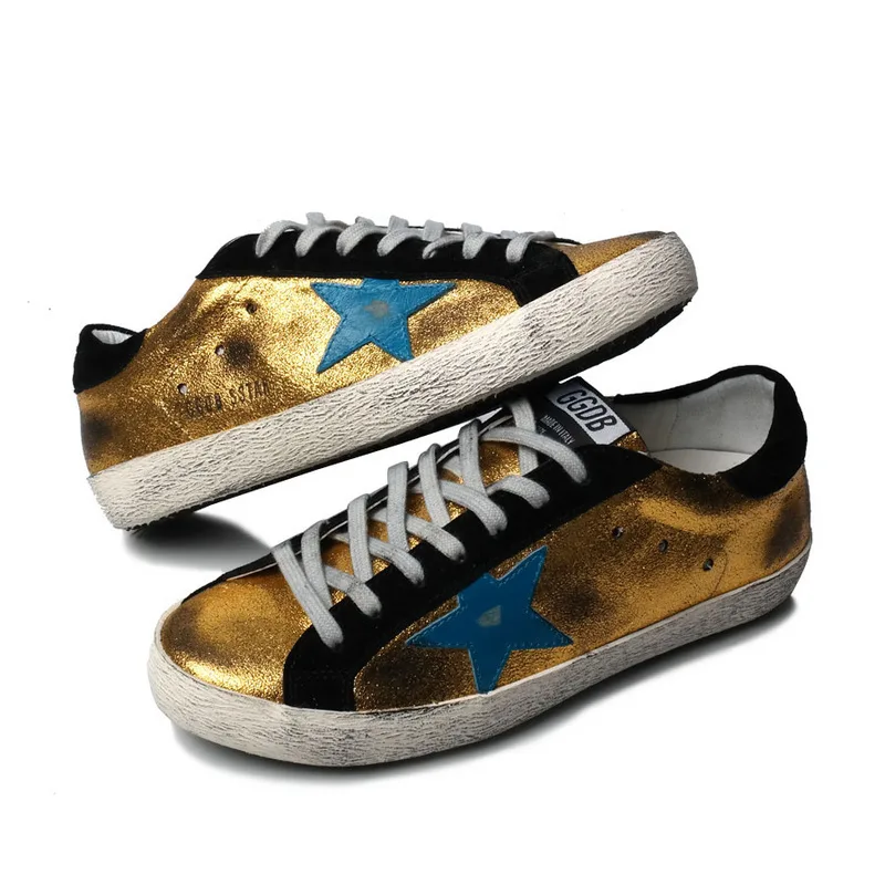 Golden Goose Golden Goose Golden Surf 韩国热卖 纯手工高级定制 情侣款休闲鞋 34- “Gold” — photo 9 of 9
