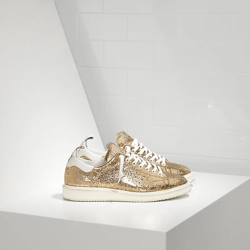 Golden Goose Starter Sneakers Leather Glitter Coated Gold GLI “White Gold” — photo 4 of 4