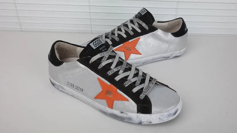 Golden Goose Golden Goose Silver Orange 韩国热卖爆款 明星最爱穿 纯手工 高级定制 “Silver Gold” — photo 5 of 12