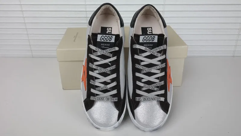 Golden Goose Golden Goose Silver Orange 韩国热卖爆款 明星最爱穿 纯手工 高级定制 “Silver Gold” — photo 9 of 12