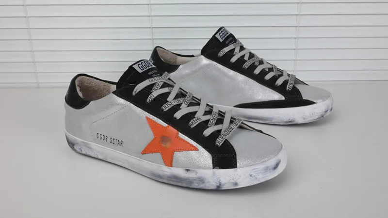 Golden Goose Golden Goose Silver Orange 韩国热卖爆款 明星最爱穿 纯手工 高级定制 “Silver Gold” — photo 10 of 12