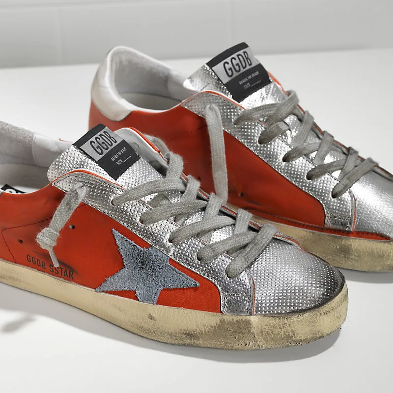 Golden Goose Sneakers Super Star “Silver Red” — photo 1 of 4