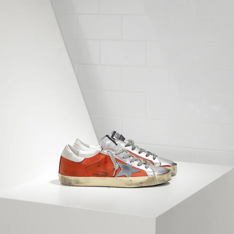 Golden Goose Sneakers Super Star “Silver Red” — photo 4 of 4