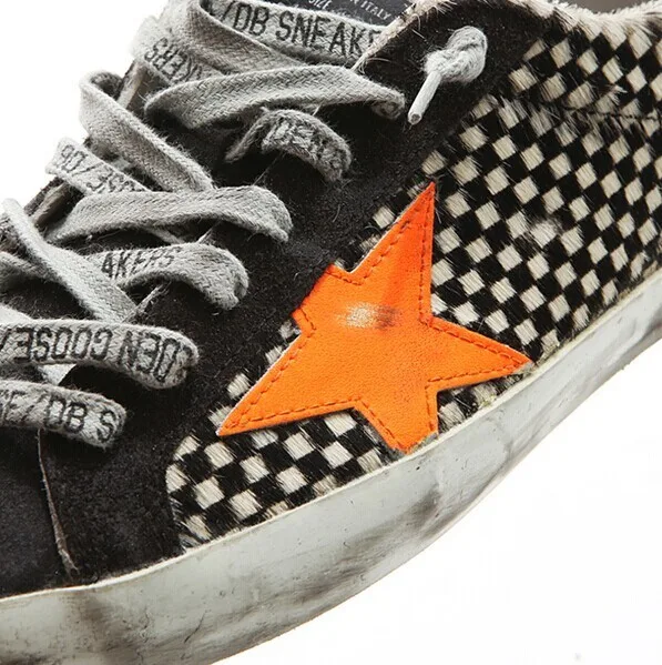 Golden Goose Godlen Goose Superstar-check Horse 手工鞋 高级定制 情侣款 — photo 3 of 9