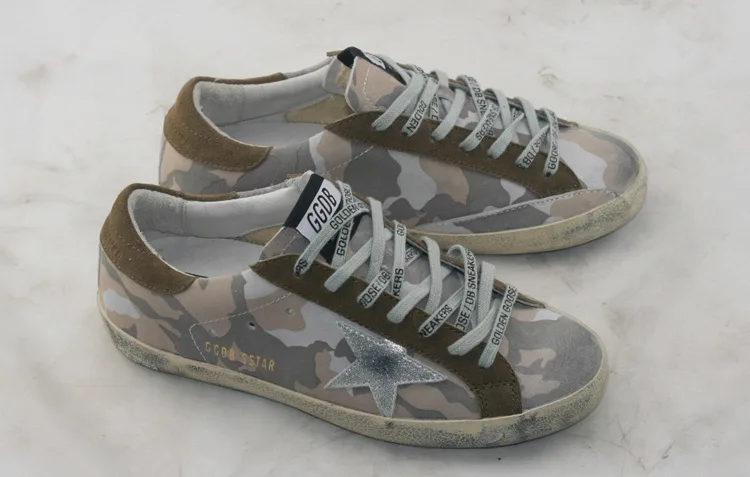 Golden Goose Golden Goose Camo Brown 韩国热卖爆款 明星最爱穿 纯手工 高级定制 情侣 “Gold Brown” — photo 1 of 7